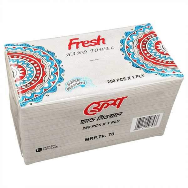 Fresh Tissue Hand Tawal 250 Pcs-78Tk