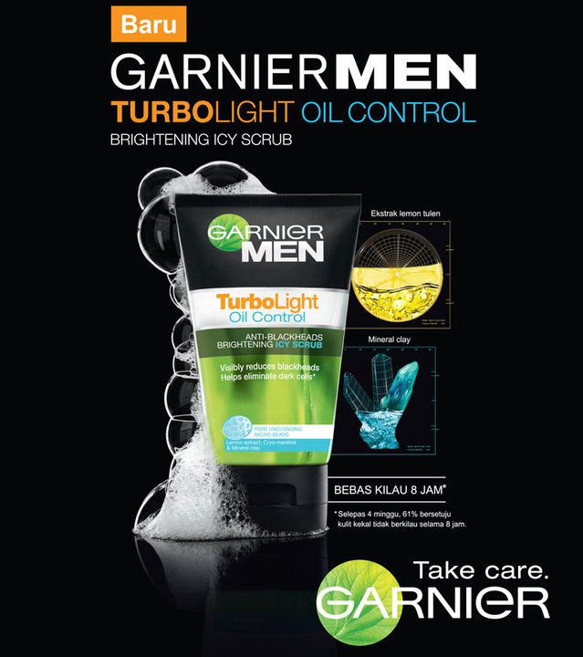 Garnier Men Oil Clear Matcha D-tox Gel Facewash 100gm-290Tk